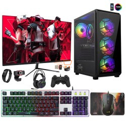 Turbox Tx1143 i7 860 16GB Ram 256GB SSD 4GB GT730 Ekran Kartı 23.6" Monitör Masaüstü Oyun Bilgisayarı